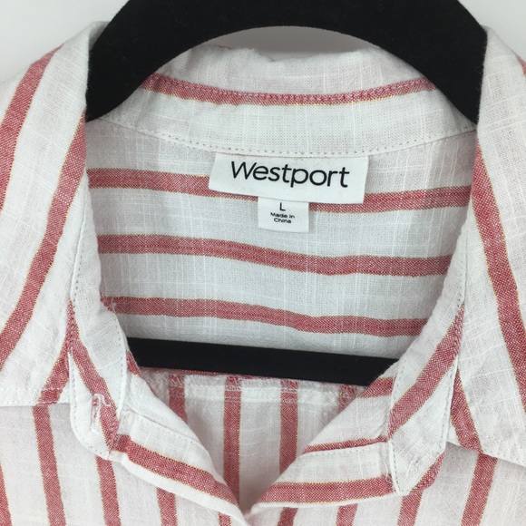 Westport Striped Button Down Shirt - Picture 3 of 7